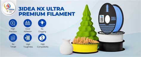 3idea PLA 3D Printer Filament Ultra Premium NX (NextGen) 1.75mm Violet ...