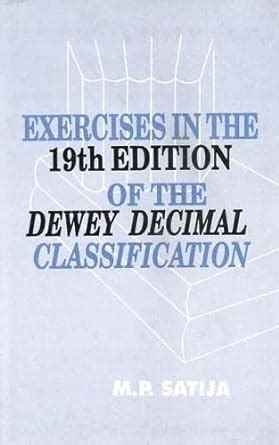 Buy Exercises in the 19th Edition of the Dewy Decimal Classification ...
