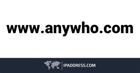 www.anywho.com - Fast Free People Search | White Pages | Anywho