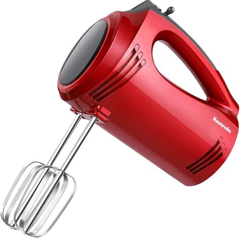 Amazon.com: Mixer Electric Handheld, 5-Speed Hand Mixer with Flat ...
