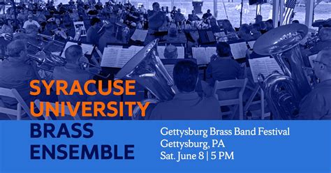 SU Brass at Gettysburg Brass Band Festival, Lutheran Theological ...