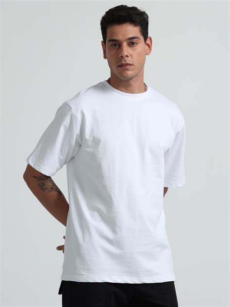 240GSM Unisex White Cotton Oversized Tshirt Wholesale Rate Manufacturer ...