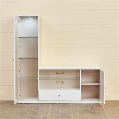 Buy Alps White Engineered Wood Wall TV Unit from Home Centre at just ...