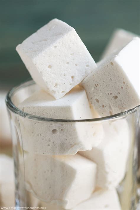 Healthy Homemade Sugar Free Marshmallows | Desserts With Benefits