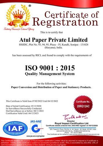 Atul Paper (P) Ltd - Trader - Wholesaler / Distributor from Kundli ...
