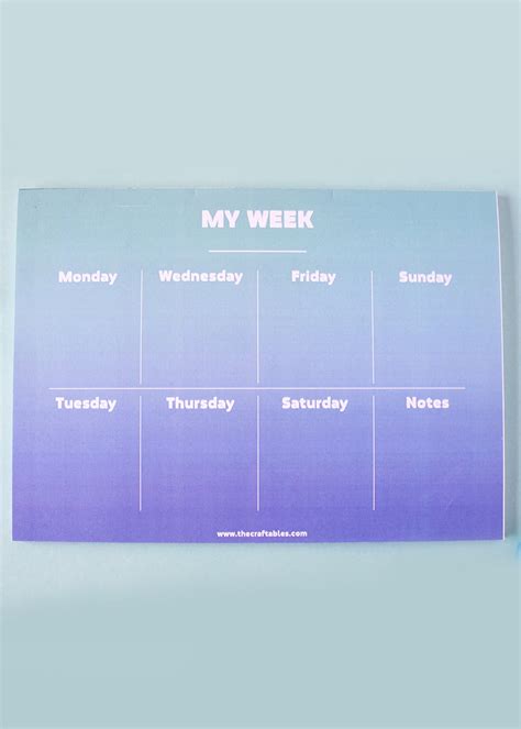 Get Ombre Weekly Planner - Ocean at ₹ 770 | LBB Shop