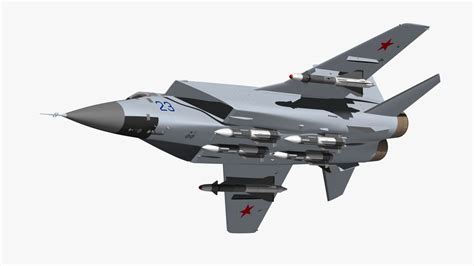 MIG 31 Foxhound 3D模型 $47 - .blend .fbx .max .obj - Free3D