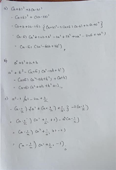 plz factorise these expressions fast No Spam and try to solve it on ...