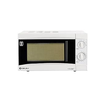 Bajaj 1701 MT 17L Solo Microwave Oven, White : Amazon.in: Home & Kitchen