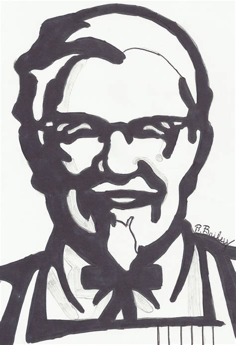 Image result for Colonel Sanders Coloring Page
