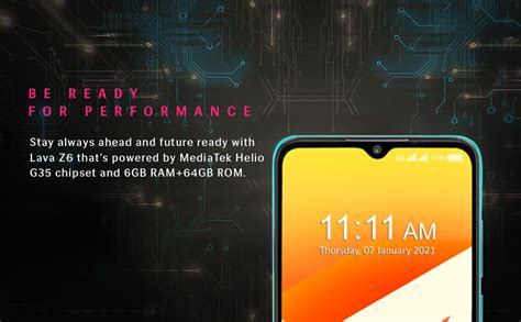 Lava Z6 Flame Red, 6GB RAM, 64GB Storage, Regular : Amazon.in