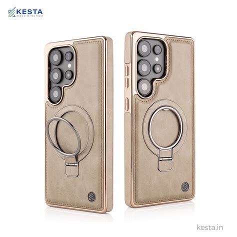 Samsung S25 Ultra Cover - Classy Elite Desert Leather Case (Built-In ...