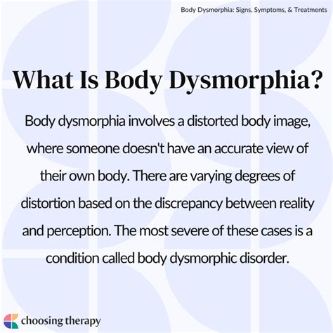 Body Dysmorphia: Signs, Symptoms, & Treatments
