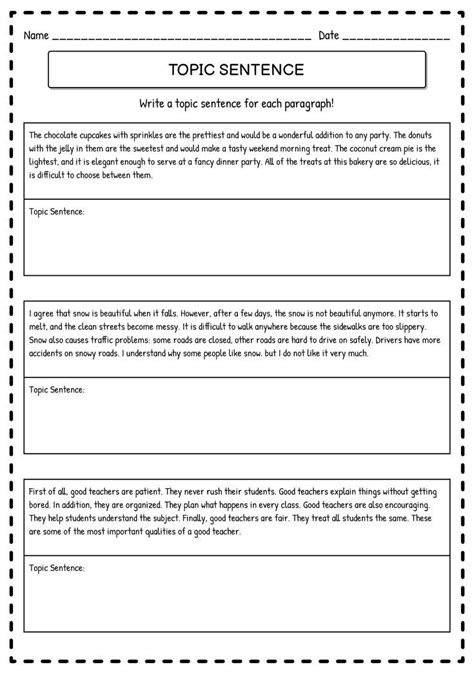 Writing Topic Sentences 的图像结果