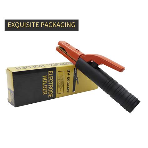 Welding Electrode Holder 500Amp Copper Heavy Duty Jaw Holding Plier ...