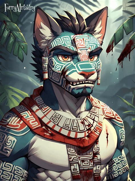 Mayan Jaguar God - @FurryAIrtistry : r/FurAI