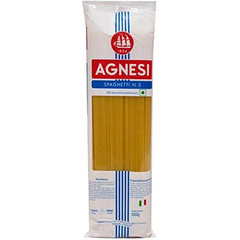 Agnesi Pasta - Spaghetti No.3, 500g Pack : Amazon.in: Grocery & Gourmet ...