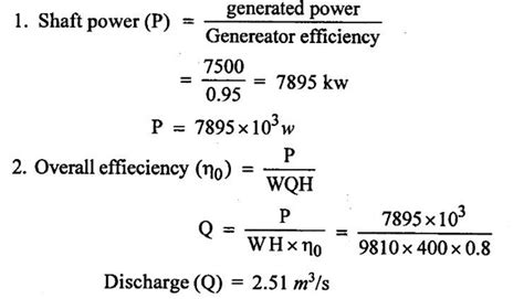 Solved Examples based on pelton wheel (Turbine)