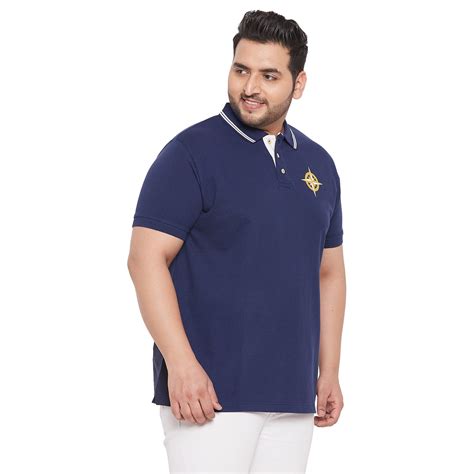 Men Plus Size Marg Solid Polo Tshirt – bigbanana