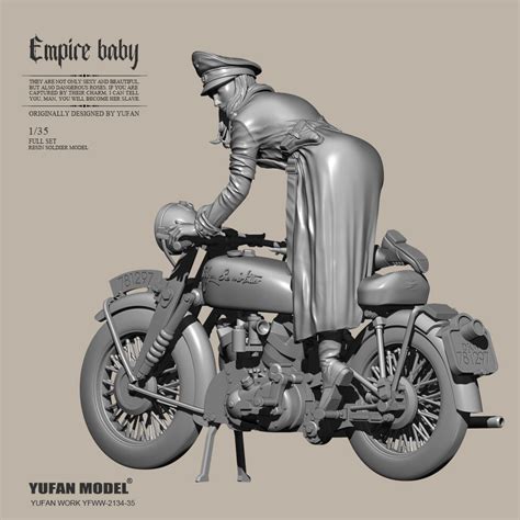 Buy 1/35 Scale Motor Empire Girl Resin Model Kits Unpainted Unassembled ...