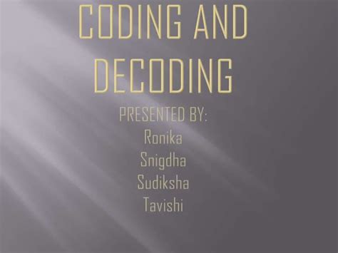 Image result for Coding Decoding Computer