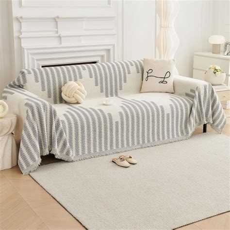 Stylista Polyester Premium Reversible Double Sided Sofa Throw Cover ...