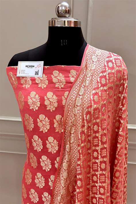 Buy Latest Trendy Banarasi Suit Online - Mohsin Textiles