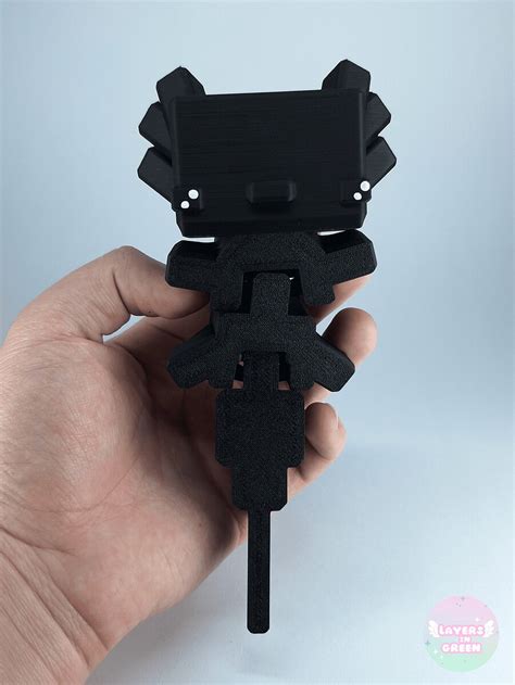 Articulated Square Axolotl Toy Flexible Axolotl Figure Axolotl Room ...