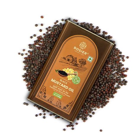 Stone Pressed Black Mustard Oil – Rosier Foods