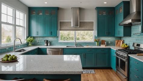 What Are the Pros and Cons of Choosing Teal Kitchen Cabinets? - Custom ...