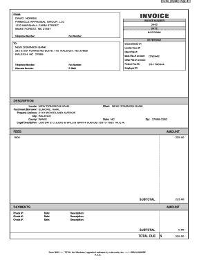 14+ Free Editable Real Estate Invoice Templates in MS Word [DOC ...