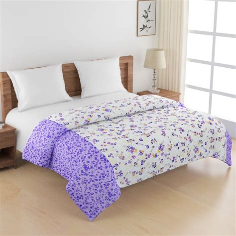 Buy SWAYAM Veda Cotton Floral Print Double Comforter from Swayam at ...