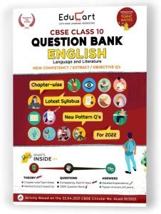 Educart English Class 10 Cbse Question Bank 2022 with Reduced Syllabus ...