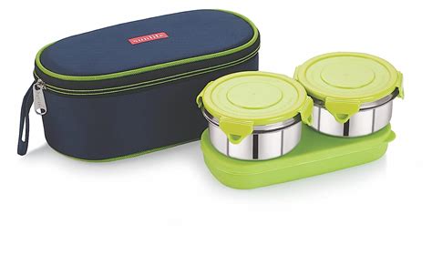 Buy SUNLIFE - Refresh Combo Lunch Pack - 2Pc Stainless Steel Containers ...