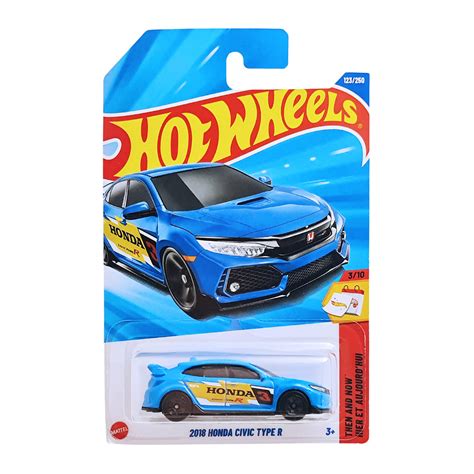 Hot Wheels 2018 Honda Civic Type R | Then and Now Series | 1:64 – 1 Station Hub
