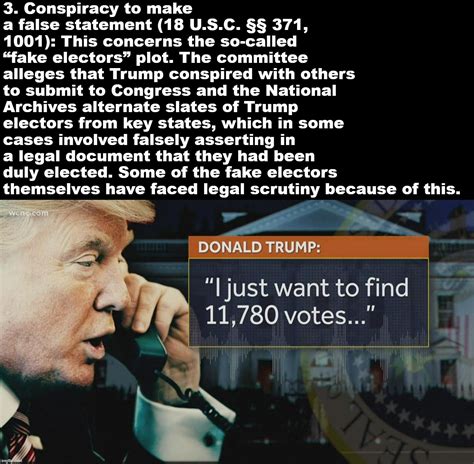 Understanding the Jan. 6 panel’s criminal referrals, Part III. - Imgflip