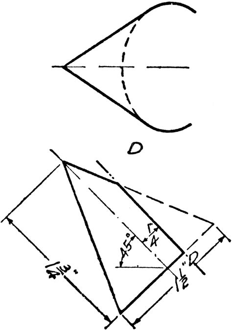 Hexagonal Pyramid Engineering Drawing Problems 的图像结果