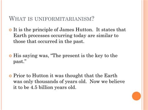 Image result for Uniformitarianism Explained