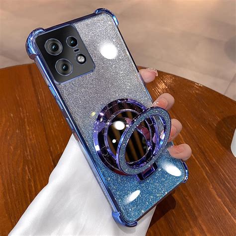 Motorola Edge 50 Pro 5G Luxury Shockproof Mirror Case| Qwerty Cases ...