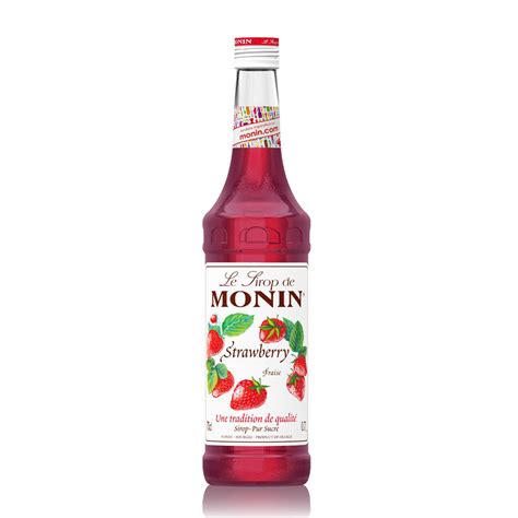 Monin Strawberry Syrup 700ml – Shreenath Foods