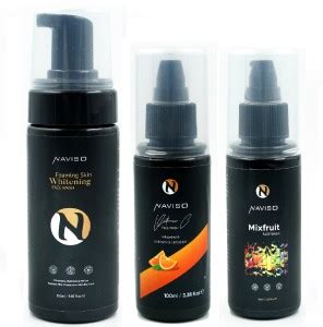 naviso Skin Whitening Face Wash & Vitamin C Face Wash & Mix Fruit Face ...