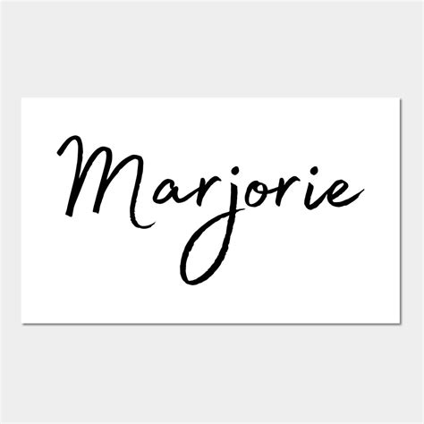 Best 12 Marjorie Name Calligraphy Wall And Art Print | Marjorie – Artofit
