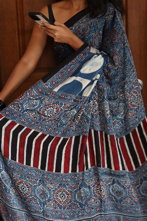 Handcrafted Ajrakh Collection – Kannamma Designs