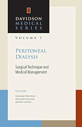 Buy Peritoneal Dialysis: Surgical Technique and Medical Management Book ...