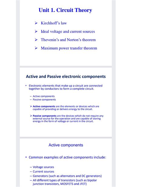 Electronics 1 - Its practical note - Electronics General Physics ...