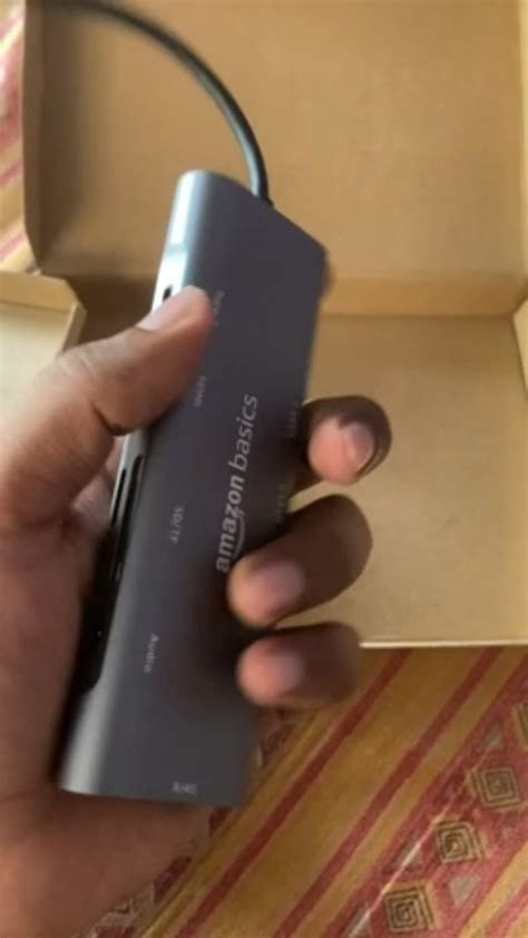 Watch Amazon Basics USB-C Hub Dock 7-in-1 with 4K 30HZ HDCP on Amazon Live