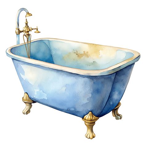 Clipart Bathtub Vintage Antique Bath (CC002)