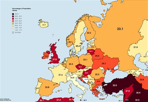 Obesity in Europe : r/europe