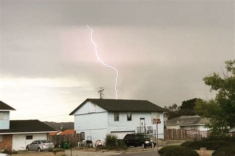 Thunderstorms Spark Fires, Cause Power Outages in Northern Santa ...