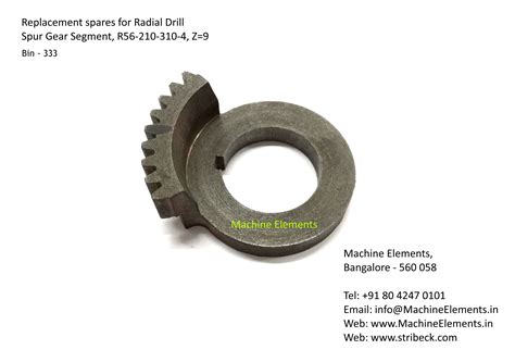 Spares for HMT Radial Drill - RM61 / RM62 / RD63 / RD65 | Machine Elements